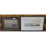 Two Southwold prints, one engraving from a drawing by H.