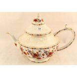 A very large Crown Dorset floral teapot