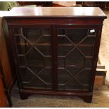 An Edwardian mahogany astral glazed bookcase