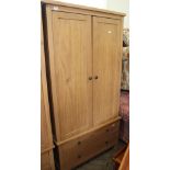 A faux pine two door,