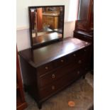 A Stag dressing chest with six drawers