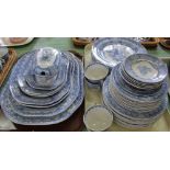 An extensive Copeland Spode Seasons part dinner and tea set (three trays)