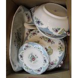 A Copeland Spode 'Merville' part dinner set,