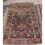 A Hamadan rug,