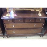 A chest of six drawers