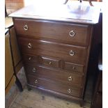 A Stag chest of seven drawers