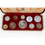 A cased 1953 coin set,