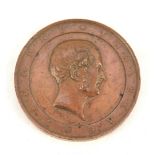 A bronze Sigismund Thalberg 1812-71 commemorative medal