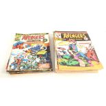 A box of Avengers comics