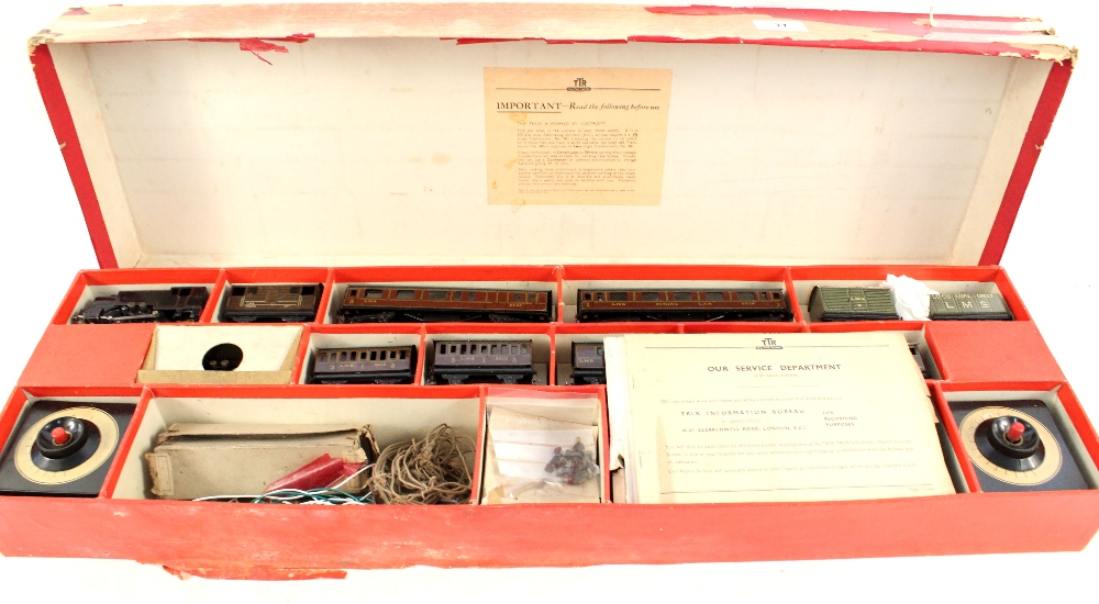 A boxed Trix Twin railway set 0-0 gauge LMS