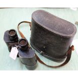 A pair of WWII German binoculars marked 7x50 52152 b.l.c.