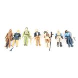 Hans Solo (Hoth outfit), Rebel Commando, Hans Solo, Lando Carlrissian, General Madine, Chewbacca,