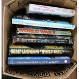 A box of military related books