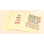 Canadian stamps including 1912 mint set with varieties, war tax diagonal overprint mint set,