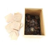 Mainly 19th Century GB coins to include nine tokens, Norwich, Birmingham,