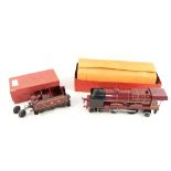 A boxed Hornby 0 gauge 4-4-2 LMS loco and tender 6100 Royal Scot (one broken driving wheel and