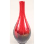 A Royal Doulton Flambe mottled vase