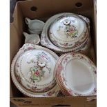 A Corona ware part floral dinner set