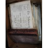 Various local newspapers plus other volumes on art etc (two boxes)