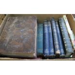 Various 17th-19th Century volumes on theology including 19th Century bibles (two boxes)