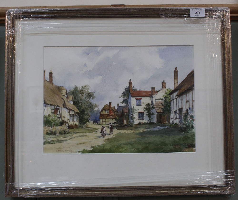 James Shearer watercolour of Welford on Avon,