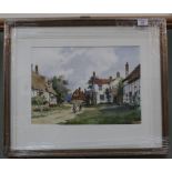 James Shearer watercolour of Welford on Avon,