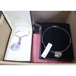 A quantity of various costume jewellery and some silver