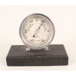 A Lennie Edinburgh chrome desk barometer