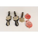 Four RSPCA Merit London cart horse brasses, 1930,