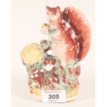 A 19th Century Staffordshire squirrel