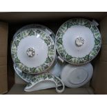 A Wedgwood Santa Clara part dinner set