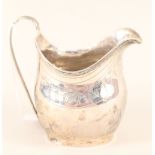 A Georgian silver cream jug,