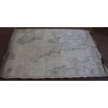 A large 1910 chart of the English Channel by Imray, Laurie,