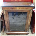 A 19th Century Regency inlaid mahogany glazed display cabinet