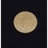 A George III gold 1/2 guinea 1791