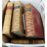 Calf bound volumes to include Russells Modern Europe, Beale How to Work with the Microscope,