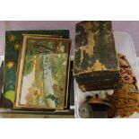 Various pictures, sundries,