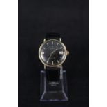 A vintage gents gold plated Omega Automatic Seamaster wristwatch,