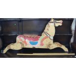 A vintage carousel style horse