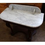 A French style marble top washstand