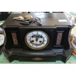 Two mantel clocks,