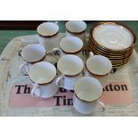 A Paragon Holyrood part dinner and tea set (two trays)