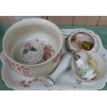 A Victorian chamber pot plus Poole,