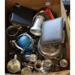 Various items of silver plate