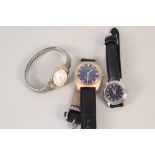 Three wristwatches, Osco,