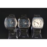 Three gents Exactus wristwatches