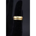 Two 22ct gold wedding bands