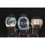 Three gents Orient 21 Jewel wristwatches