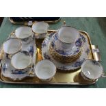 A Royal Albert Moonlight Roses part tea set