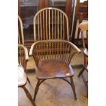 A traditionally locally crafted Windsor chair individually hand made from native hardwoods